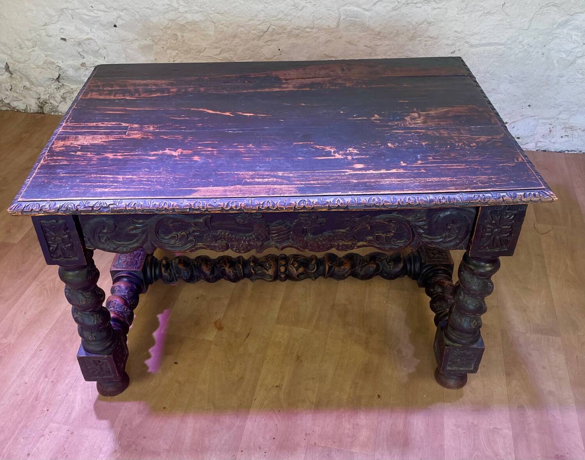 Louis XIII style desk table