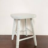 Celadon green pine stool