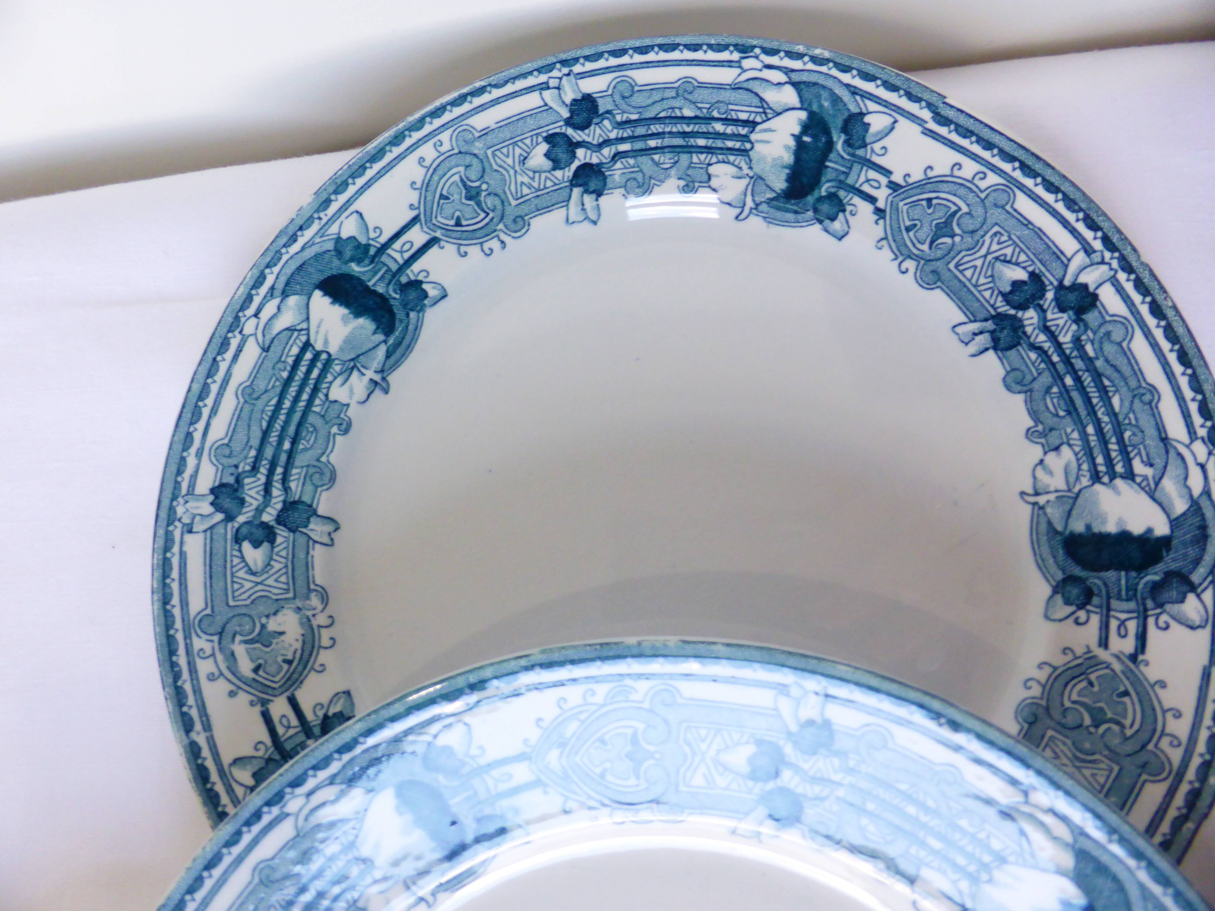 4 vintage dessert plates from CM&C model Massena 220618