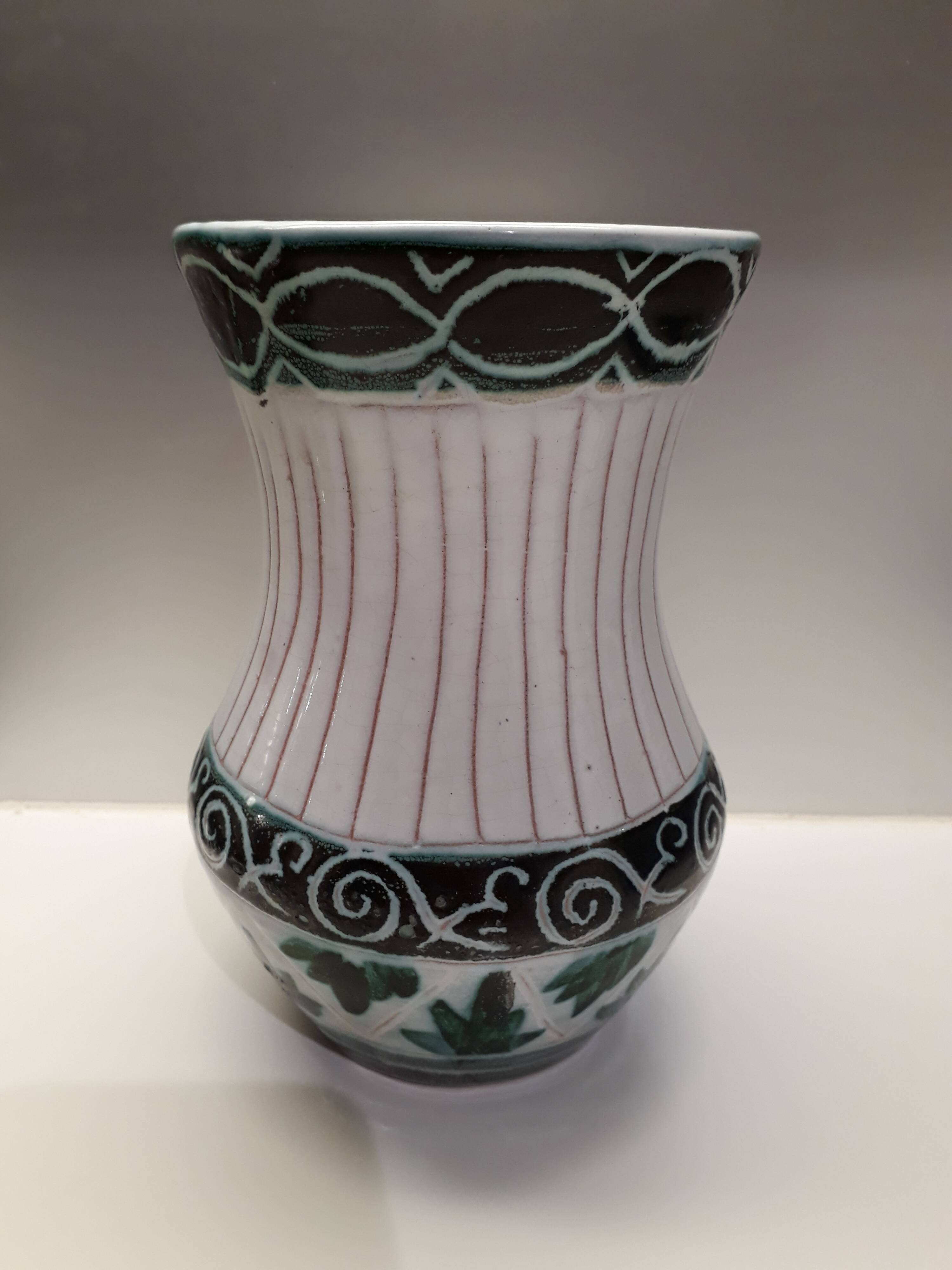 Vallauris ceramic vase
