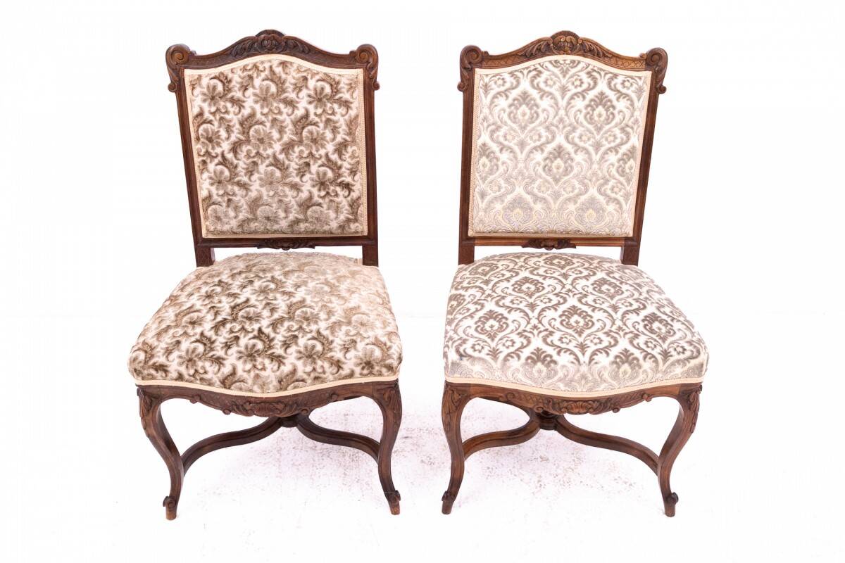 Set of 4 chairs, France, circa 1910.
