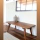 Table basse en bois massif