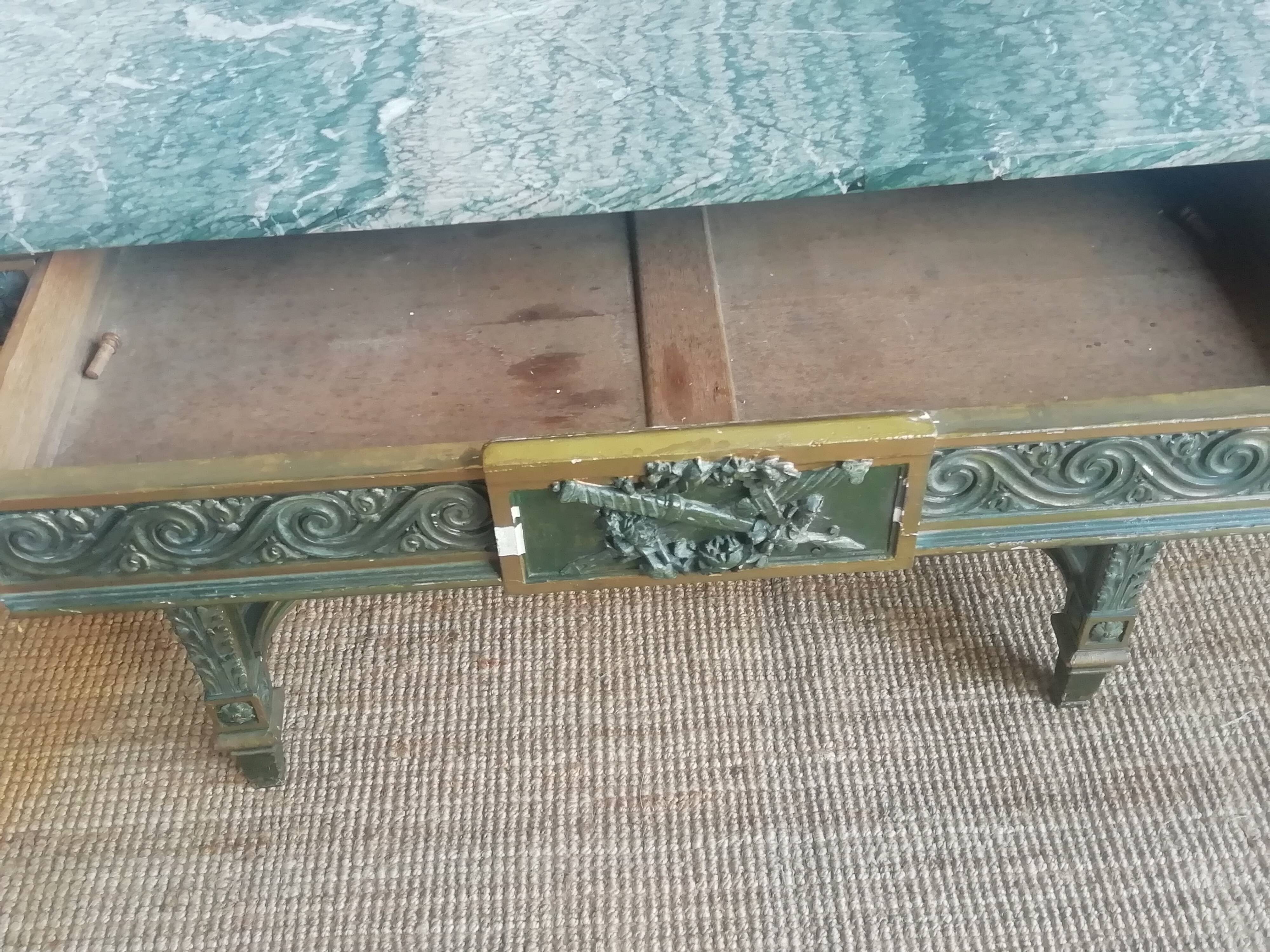 Louis XVI style console stamped Charles Millier and Co