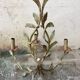 Forged iron sconce