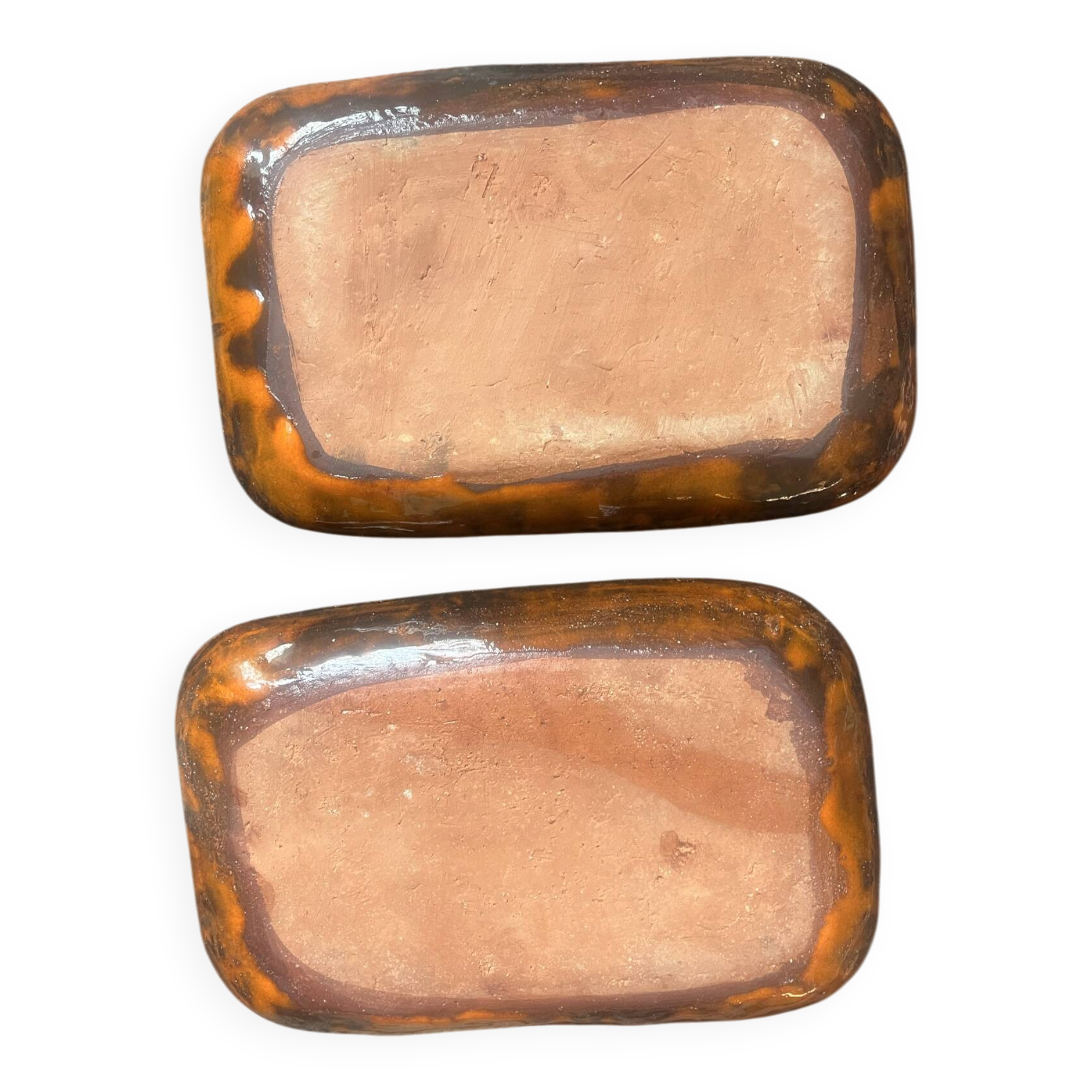 Ceramic dishes - Vallauris - 1960s-70s