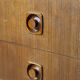 Enfilade basse vintage 4 tiroirs – années 70