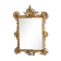 Mirror Louis XV style gilded 68x88cm stucco