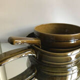 Toreboda Sweden 2 stoneware plates with handles