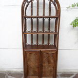 Rattan canning shelf
