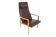 Scandinavian armchair in skai Sweden 1960