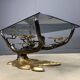 Bronze bonsai coffee table by Willy Daro, 1970s