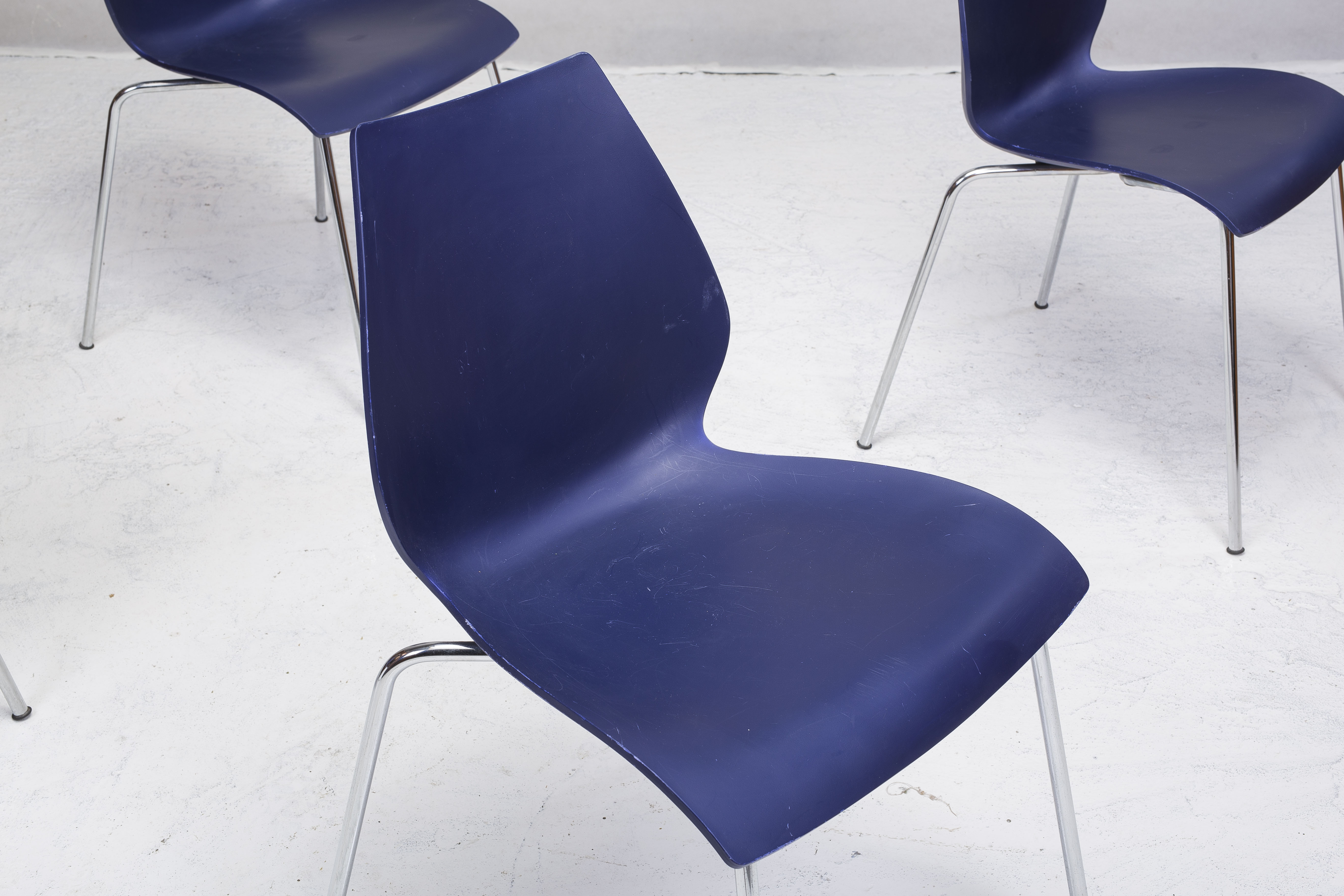 Chairs by Vico Magistretti for Kartell, 1980s, Set of 4