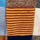 Plaid patchwork en laine carré