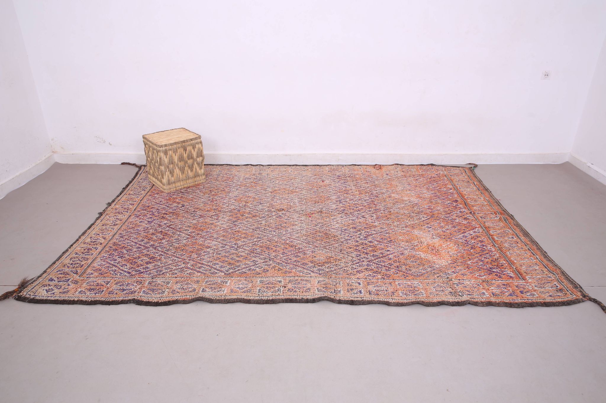Vintage Beni Mguild Rug 201 x 301 cm - Berber Wool Rug - Handmade Boho Rug