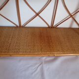 Rattan and wicker shelf