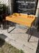 Molded plastic desk