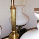 Vintage chandelier 3 branches 60-70 years in golden brass