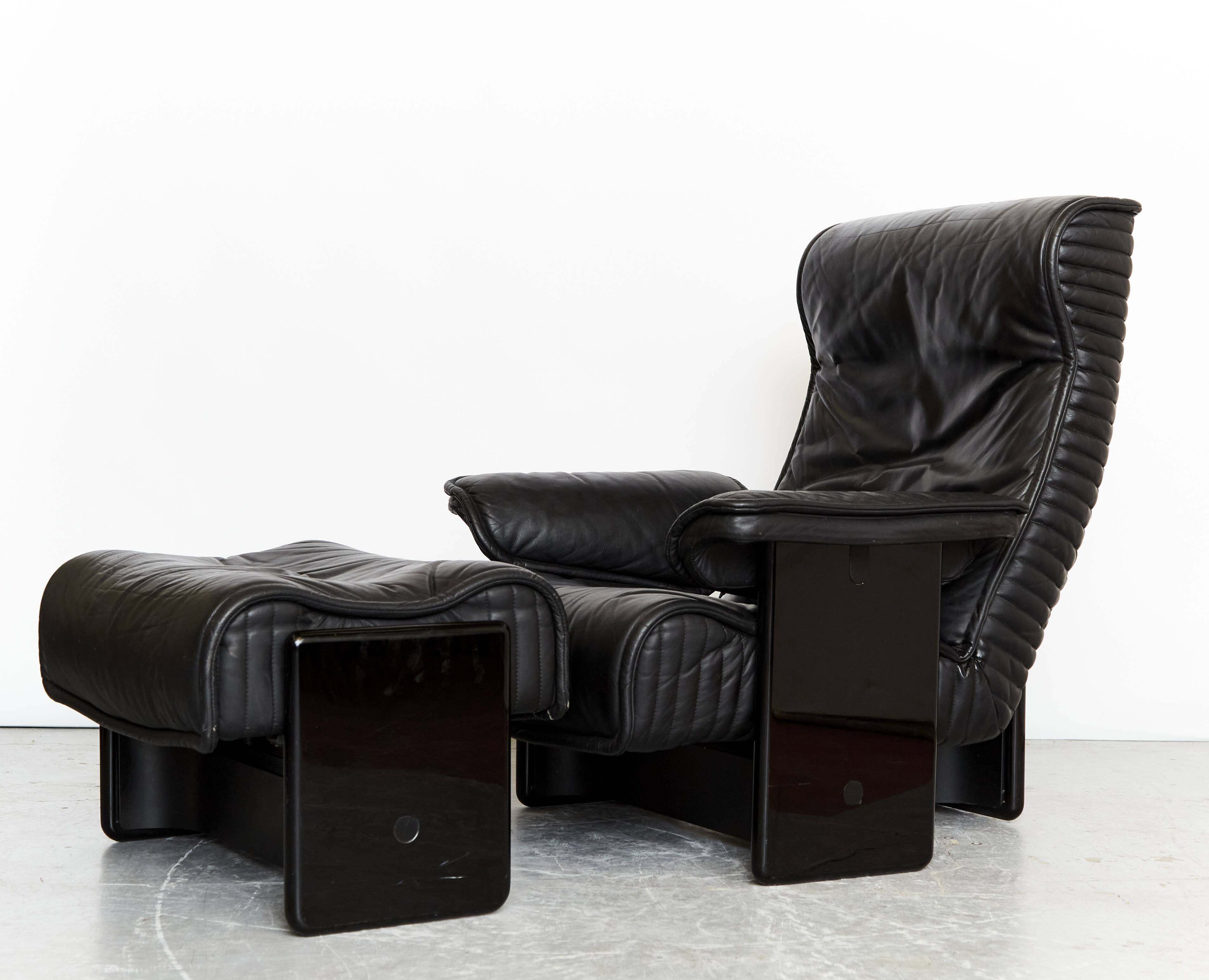 Fauteuil et ottoman Otto Zapf « Follow Me » pour Knoll International