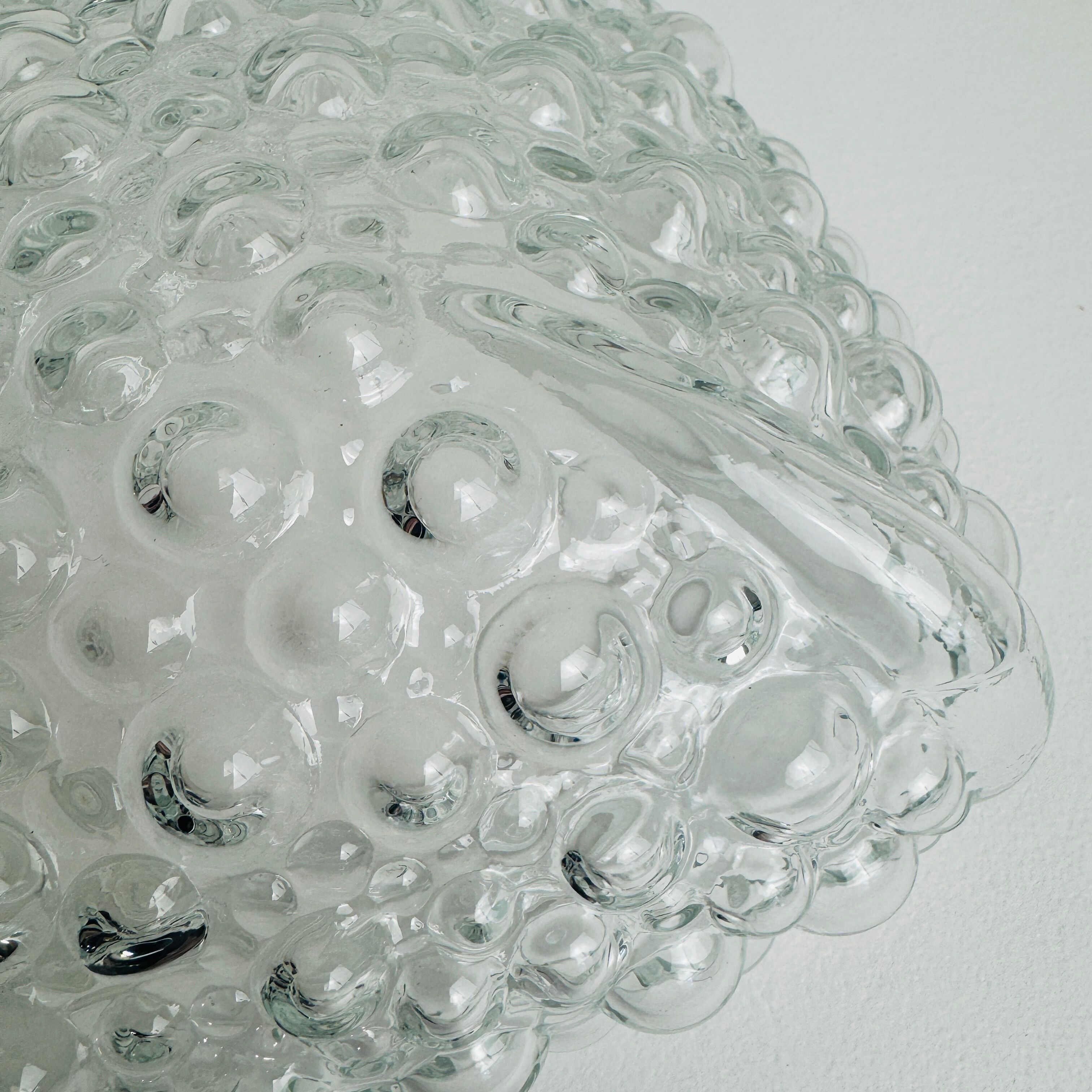 Vintage bubble glass wall light
