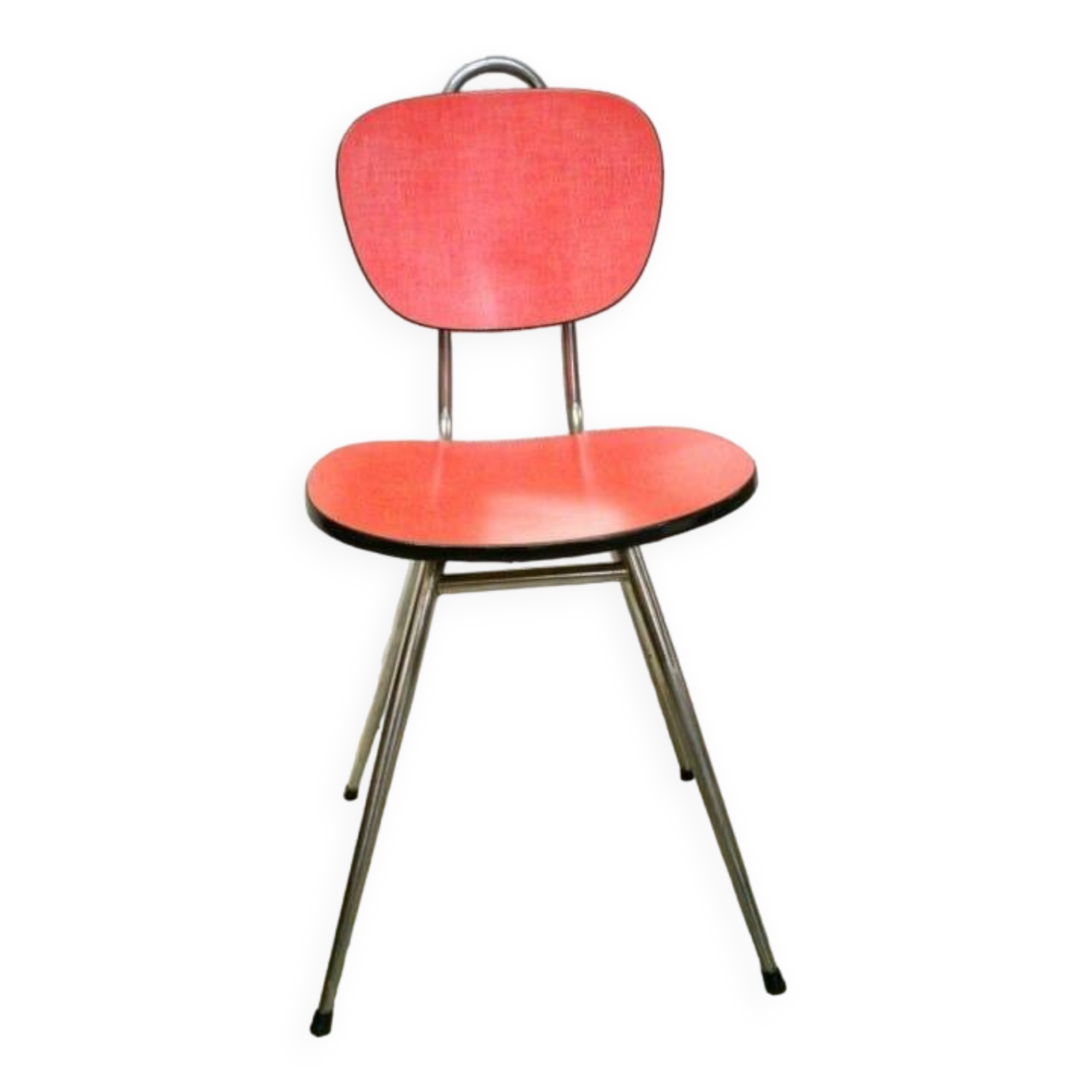 Red formica chair