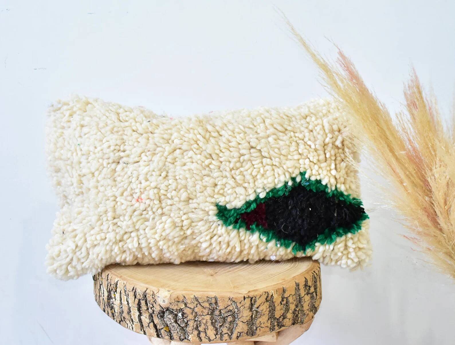 Moroccan berber cushion handmade 46 x 26 cm