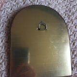 Small Moroccan mirror gilded brass 12x14cm