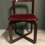 Set of 4 base italian dining chair's 1960