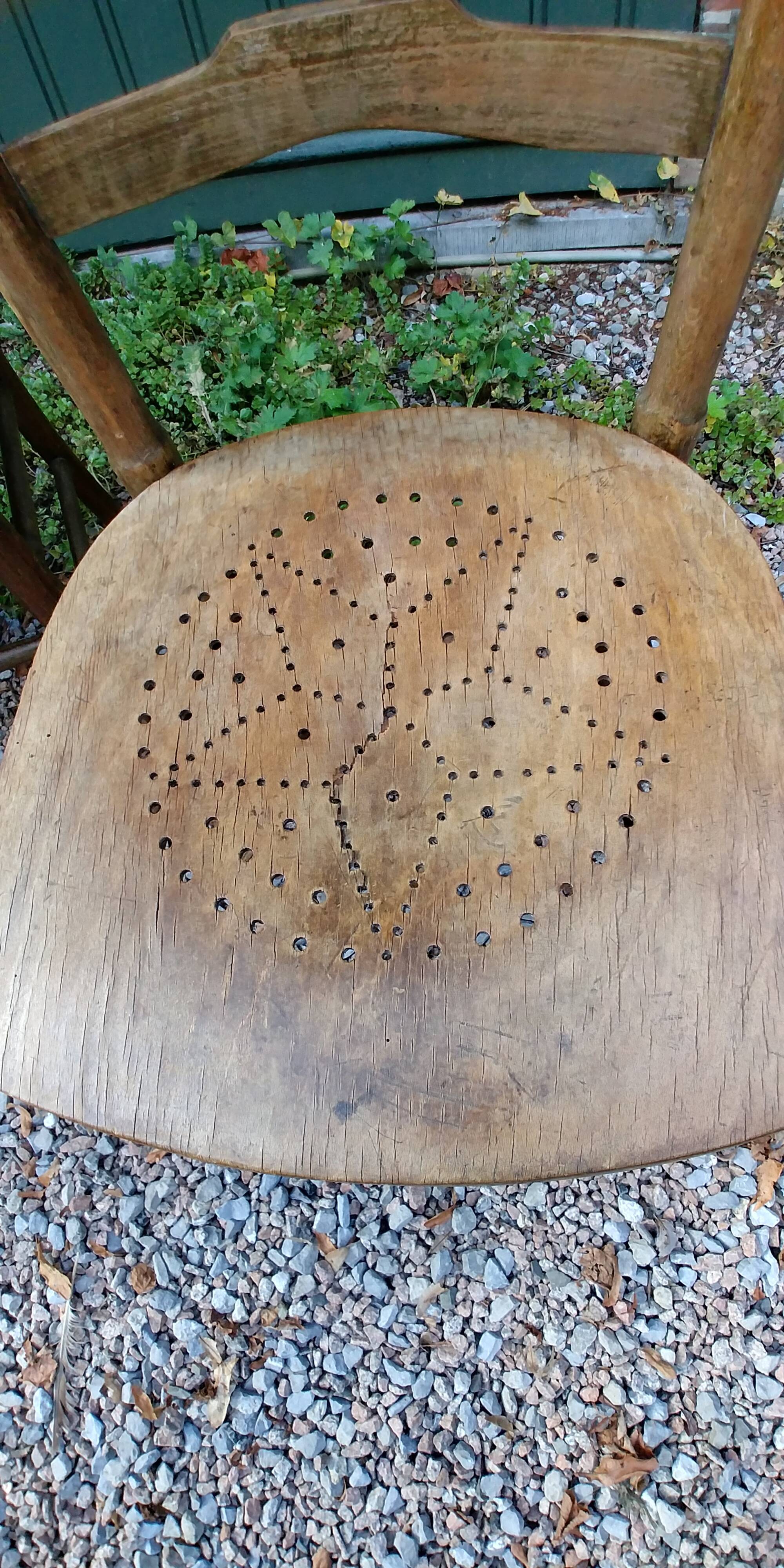 Lot of 4 bistro chairs Cambier