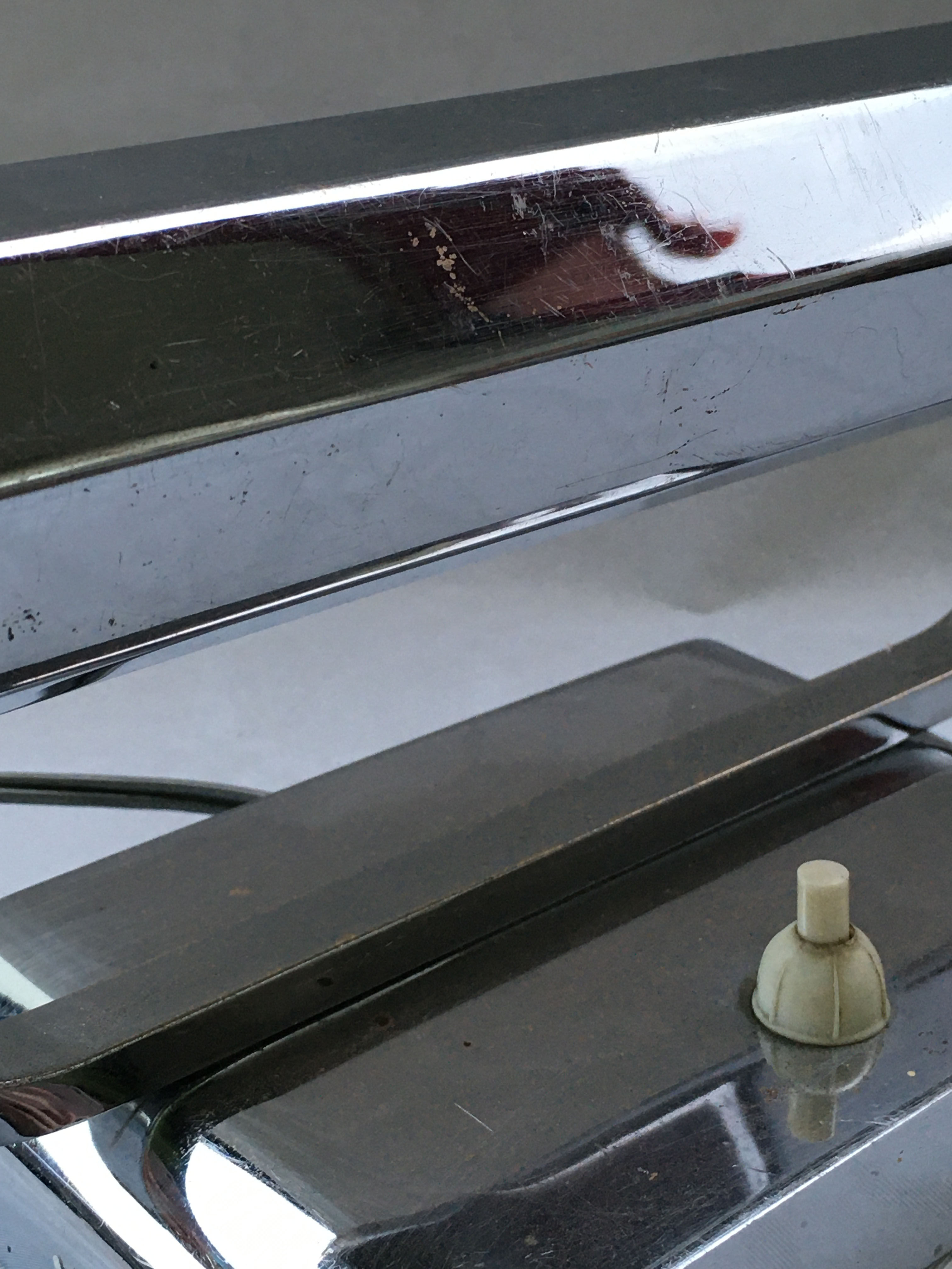 Chrome metal desk lamp 1930/40