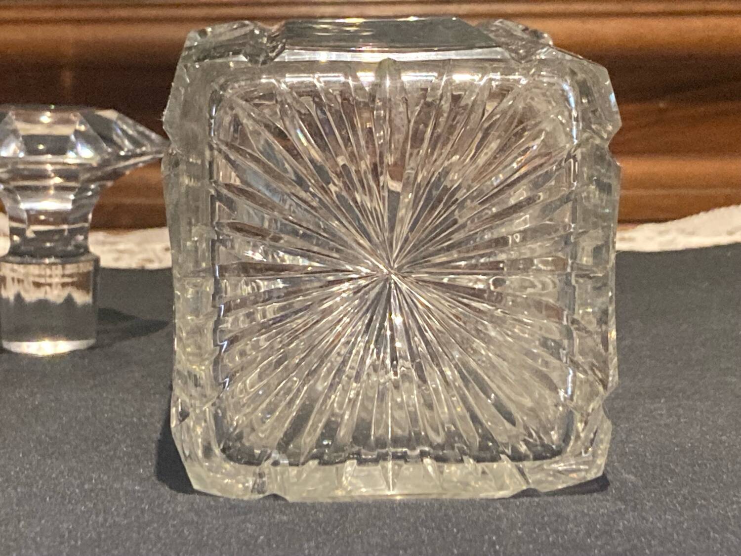 Small whisky crystal carafe