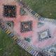 Vintage Turkish hallway rug 135x330 cm