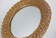 Rattan mirror dating back to the years 70 25cm
