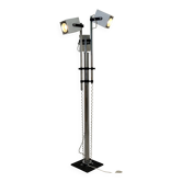 Floor Lamp Lucitalia Design Pat Hoffman Three Cubic Adjustable Spots