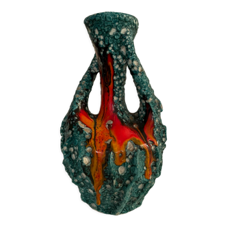 Vase en céramique Vallauris écume de mer / Fat lava
