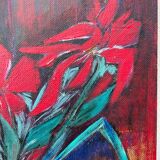 Bouquet de fleurs expressionniste