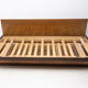 mid century sofabed in walnut by jindrich halabala for up zavody, 1950´s