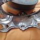 TABLE JARDINIERE XIX cast iron Louis XV Rococo style with tin container