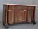 Credenza in mahogany door flame time XIX