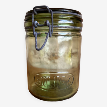 Green Solidex jar