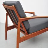 2x Model 121 Paper Knife armchairs by Kai Kristiansen for Magnus Olsen