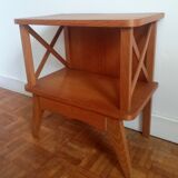 Compass feet bedside table 1960