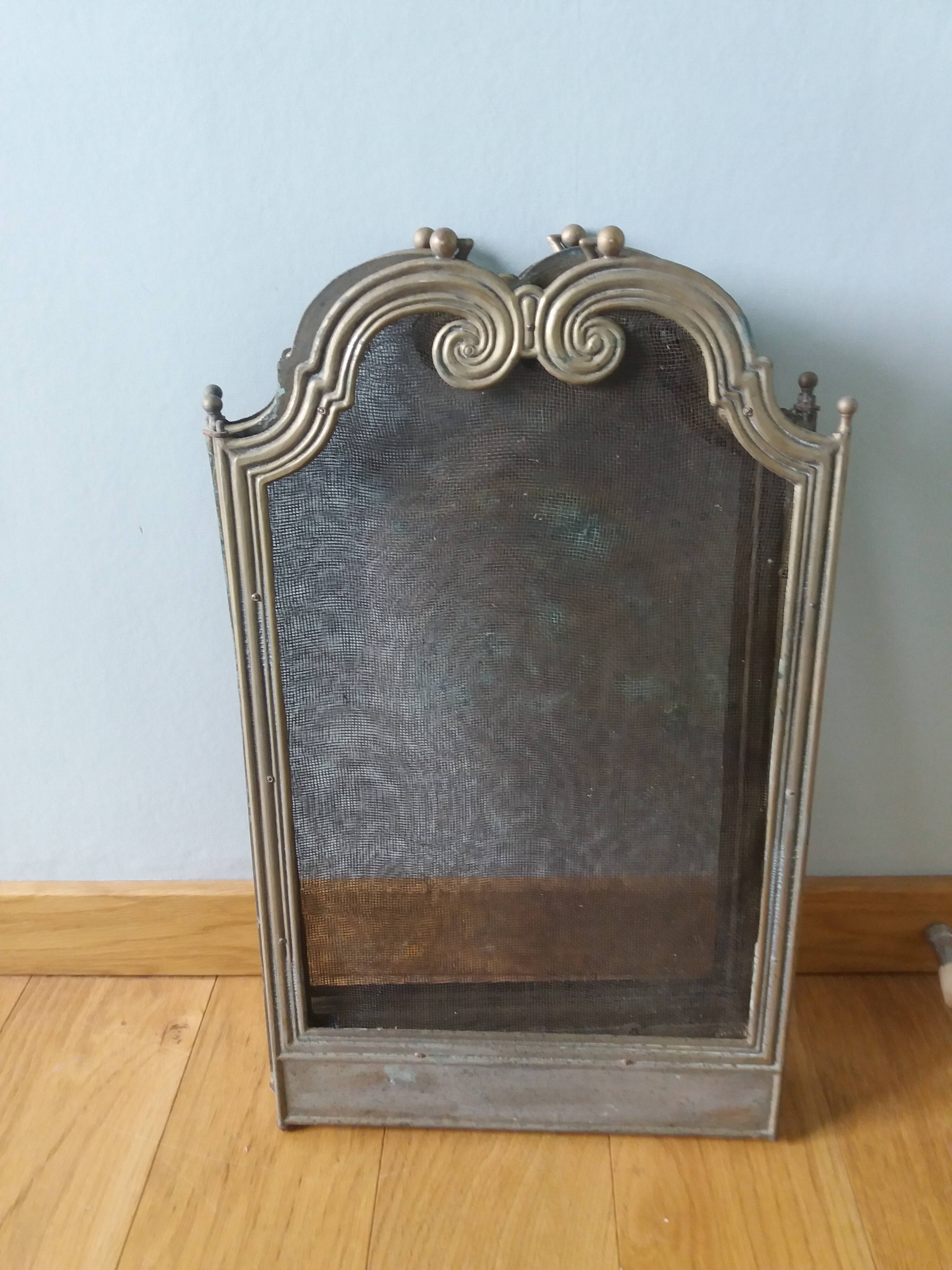 Fire screen fireplace screen 4 leaves