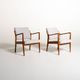Armchairs by Karl-Erik Ekselius for JOC Möbler, 1960s
