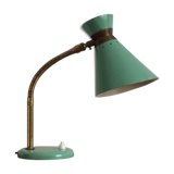 Green Diabolo casserole lamp 1950