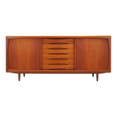Buffet en teck, design danois, années 1970, fabricant : Dyrlund