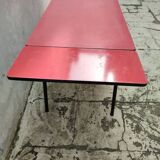 Vintage red formica table