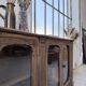 Enfilade vitrine chêne massif 1920