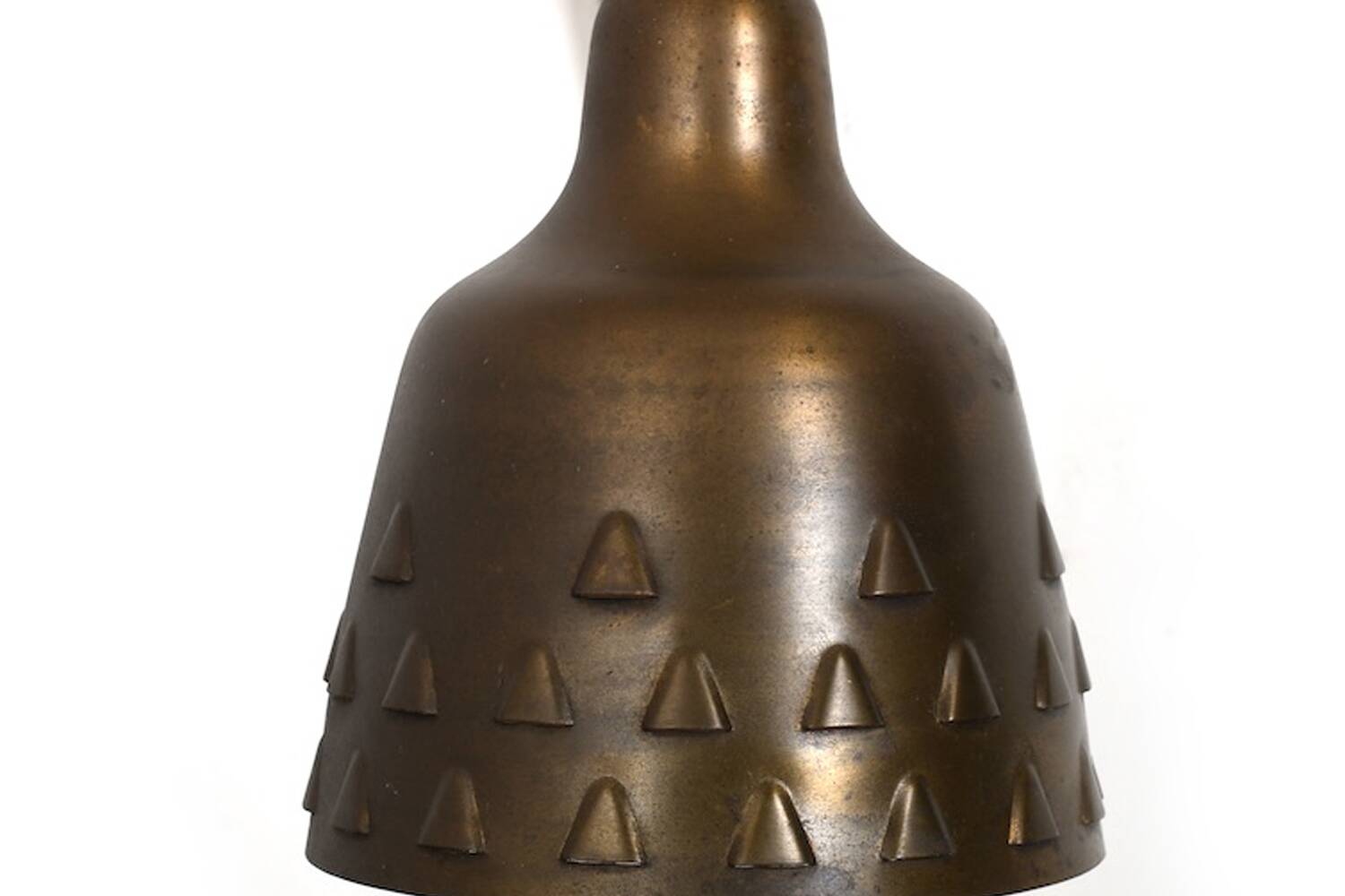 Rare Danish Wall Lamp in Brass and Teak 1950s
