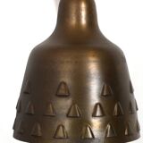Rare Danish Wall Lamp in Brass and Teak 1950s