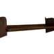 Vintage wooden wall shelve rack bookshelf in oak wood minimalist